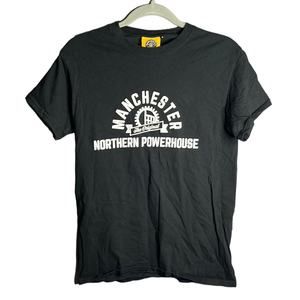 Boys Black Manchester United Short Sleeve Crewneck T Shirt Size Small